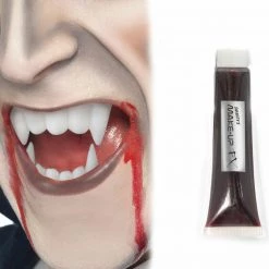Smiffys Professional Fake Blood 10ml Tube Goth Vampire Costume Halloween Gothic Party Halloween Costumes
