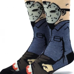 Unbranded Costume Accessories Friday 13th Jason Vorhees 3D Cartoon Character Crazy Sock Day Adults Mens