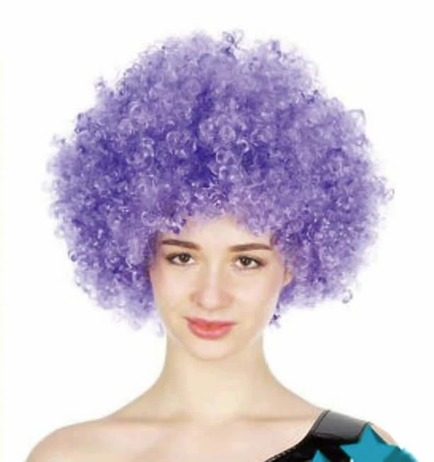 JD Party Fancy Dress Up Costume Party Afro Wig Curly Cosplay Funk Disco Halloween Clown 12 JD Party Fancy Dress Up Costume Party Afro Wig Curly Cosplay Funk Disco Halloween Clown