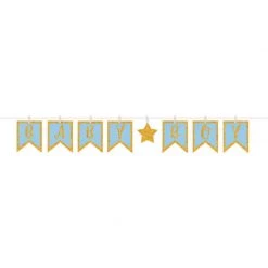 Balloon Agencies Party Supplies Baby Shower Boy Girl Pennant Banner Party Decoration