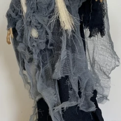 Unbranded 55cm Screaming Light Up Eyes Motion Activated Skeleton Witch Halloween Prop Halloween Props/Decoration