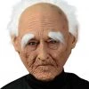 Morris Costumes Creepy Old Man Mask With Grey Hair Dirty Grandpa Costume Mask