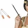 Tomfoolery Costume Accessories 1920s Long Cigarette Holder & 2 Fake Lit Cigarettes Great Gatsby Flapper Costume