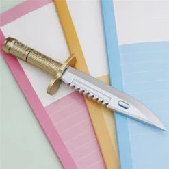 AliExpress 2pcs Novelty Ballpoint Shape Dagger Pen Knife School Supplies Home & Garden