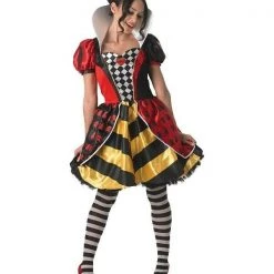 Rubie's Alice In Wonderland Queen Of Hearts Mad Hatter Ladies Costume