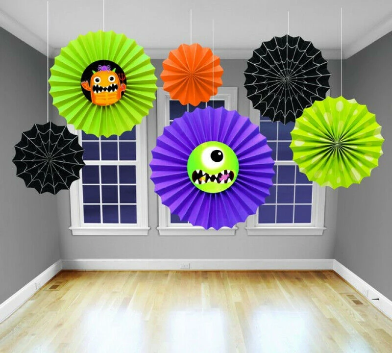 Balloon Agencies Paper Card Fan Halloween Decorating Kit Halloween Props/Decoration 1 Balloon Agencies Paper Card Fan Halloween Decorating Kit Halloween Props/Decoration