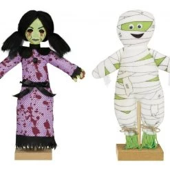 Balloon Agencies Halloween Props/Decoration Mini Standing Prop Mummy Creepy Girl Halloween Decoration