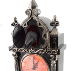 Seasons Halloween Props/Decoration Animated Motion Activated Haunted Pop Out Raven Antique Clock Halloween Prop