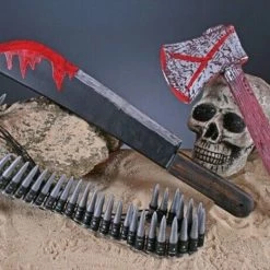 Sweidas 3pc Zombie Hunting Kit Halloween Costume Decorations Prop Halloween Costumes