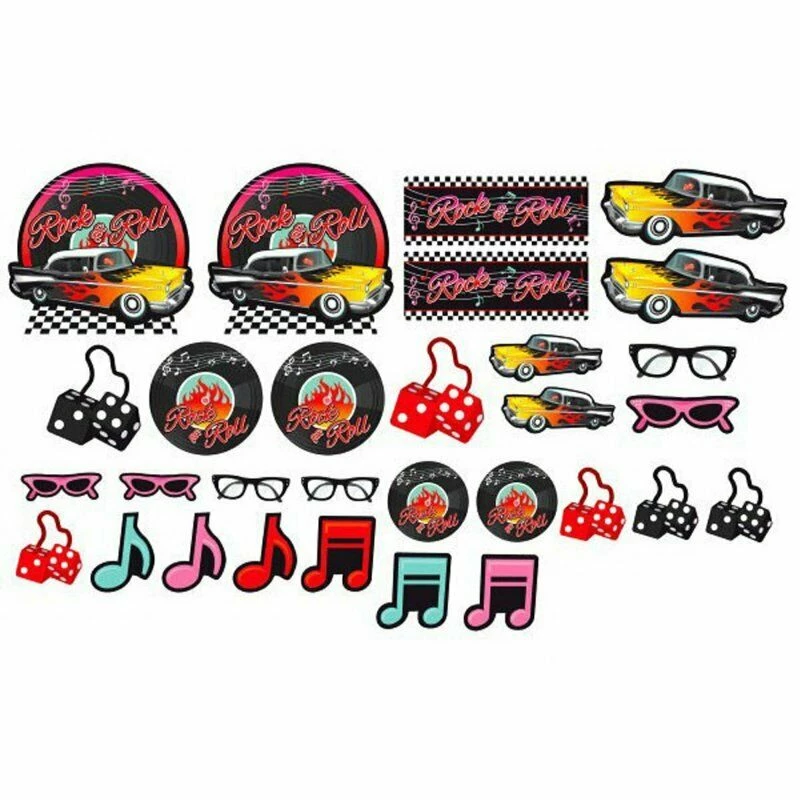 Balloon Agencies Party Supplies 50s Rock & Roll Juke Box Record Car Cardboard Cutouts Party Decoration 10 Balloon Agencies Party Supplies 50s Rock & Roll Juke Box Record Car Cardboard Cutouts Party Decoration