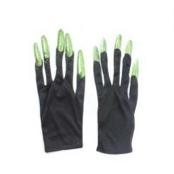 JD Party Black Gloves With Long Glitter Nails Halloween Devil Vampire Costume Accessory Halloween Costumes 8 JD Party Black Gloves With Long Glitter Nails Halloween Devil Vampire Costume Accessory Halloween Costumes