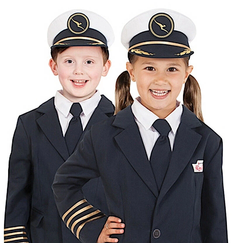 Rubies Deerfield Costumes Qantas Cabin Crew Uniform Boy Girls Flight Attendant Qantas Pilot Captain Costum 2 Rubies Deerfield Costumes Qantas Cabin Crew Uniform Boy Girls Flight Attendant Qantas Pilot Captain Costum