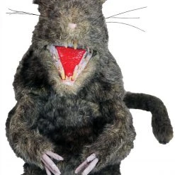 Unbranded Black Sonic Cat Skull Bear Giant Rat Standing Halloween Decoration Prop