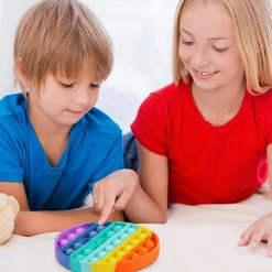 Unbranded Pop Its Circle Fidget Toy Push Bubble Stress Relief Kids Pop It Tiktok 2021 NEW