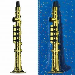 Kazoo Gold Saxophone Clarinet Trumpet Musical Instruments Band Costume Toy Accesory