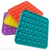 Unbranded Pop Its Square Fidget Toy Push Bubble Stress Relief Kids Pop It Tiktok 2021 NEW