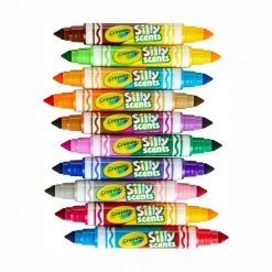 ABT Home & Garden Crayola Silly Scents Sweet Dual Ended Texta Markers 10 Pack