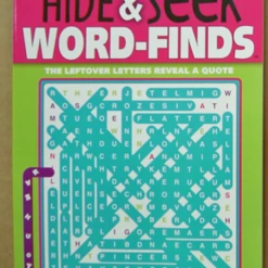 Aussie Toys Home & Garden 2 X A4 Hide N Seek Word Search Word-Finds Puzzles Large Print Book Brain Games