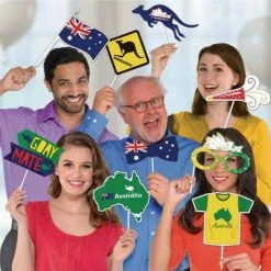Balloon Agencies Australia Day Photo Props Kit Photo Booth Party Decorations