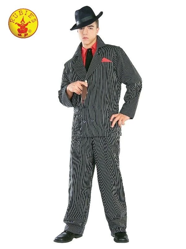 Rubie's Good Time Sam Roaring 20s Gangster Mens Costume 2 Rubie's Good Time Sam Roaring 20s Gangster Mens Costume