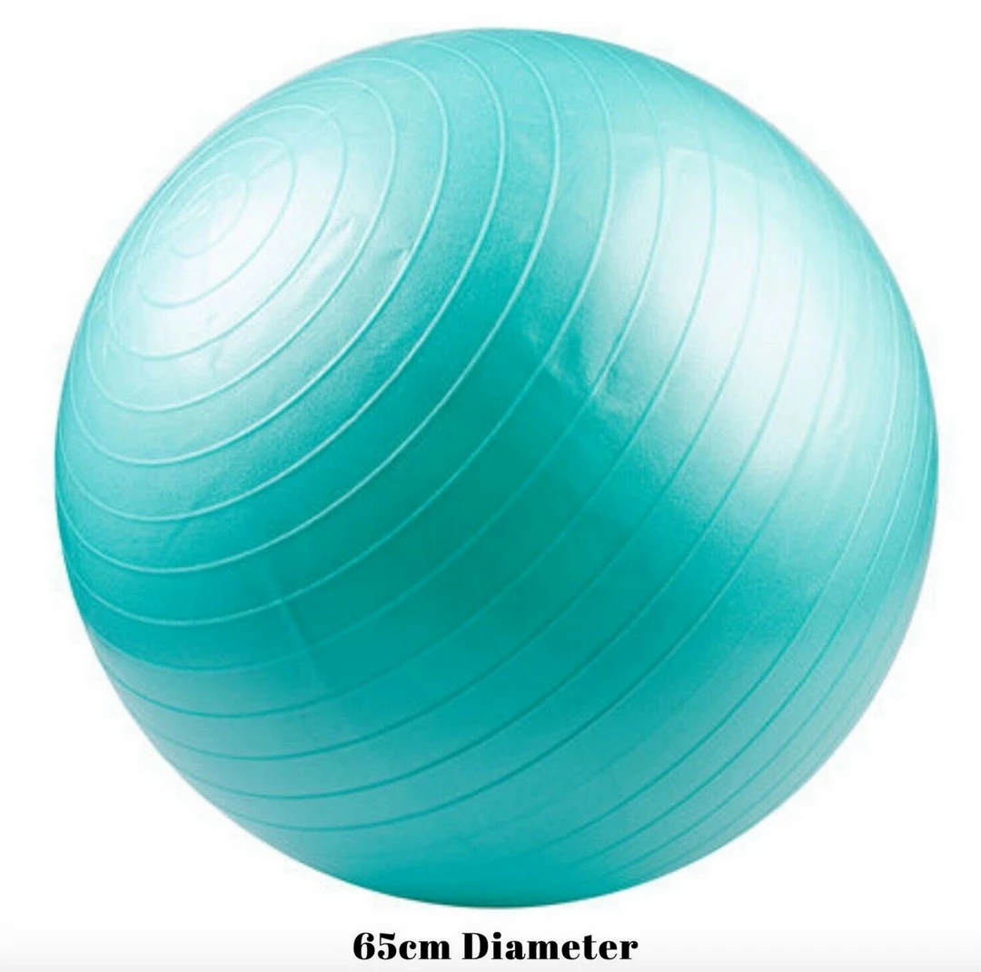 Kmart Health & Beauty 65cm Gym Ball Green Exercise Fitness Balance, Pilates Inflatable Core Yoga Home 1 Kmart Health & Beauty 65cm Gym Ball Green Exercise Fitness Balance, Pilates Inflatable Core Yoga Home