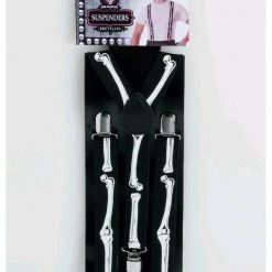 Rubie's Skeleton Fedora Hat Gloves Suspenders Braces Halloween Costume Accessory Costume Accessories 7 Rubie's Skeleton Fedora Hat Gloves Suspenders Braces Halloween Costume Accessory Costume Accessories