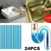 Unbranded 2 Pack 24pcs Sani Sticks Kitchen Toilet Bathtub Drain Cleaner Deodorizer Home & Garden