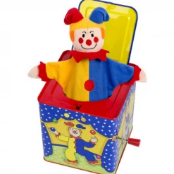 Williamvalentine Jack In The Box Clown Wind Up Musical Toy Pop Goes The Wiesel Home & Garden