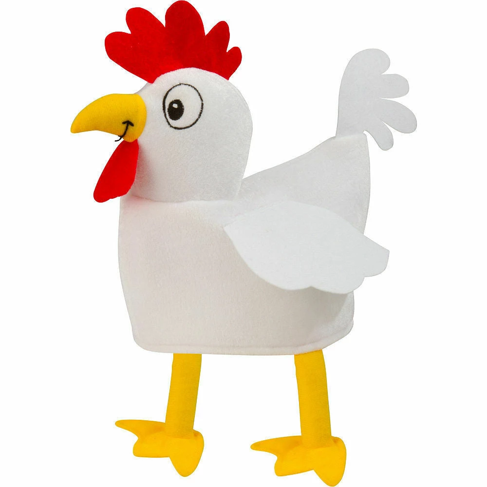 Balloon Agencies Hen Chicken Plush Adult Costume Hat 2 Balloon Agencies Hen Chicken Plush Adult Costume Hat