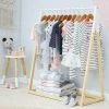 Kmart Nursery Clothes Rack Kids Garment Wooden Hanger Baby Storage Clothing Stand Wood