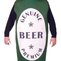 Sweidas Green Genuine Beer Premium Bottle Mascot Oktoberfest Mens Costume Costumes
