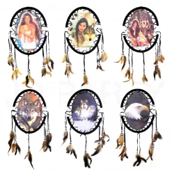 JD Party Home & Garden Dream Catcher 1 Ring Oval 37CM*30CM Bedroom Wall Hanging Home Decor