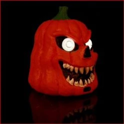 Aussie Toys Talking Pumpkin Flashing Eyeballs Scary Sounds Motion Activated Halloween Prop 16 Aussie Toys Talking Pumpkin Flashing Eyeballs Scary Sounds Motion Activated Halloween Prop