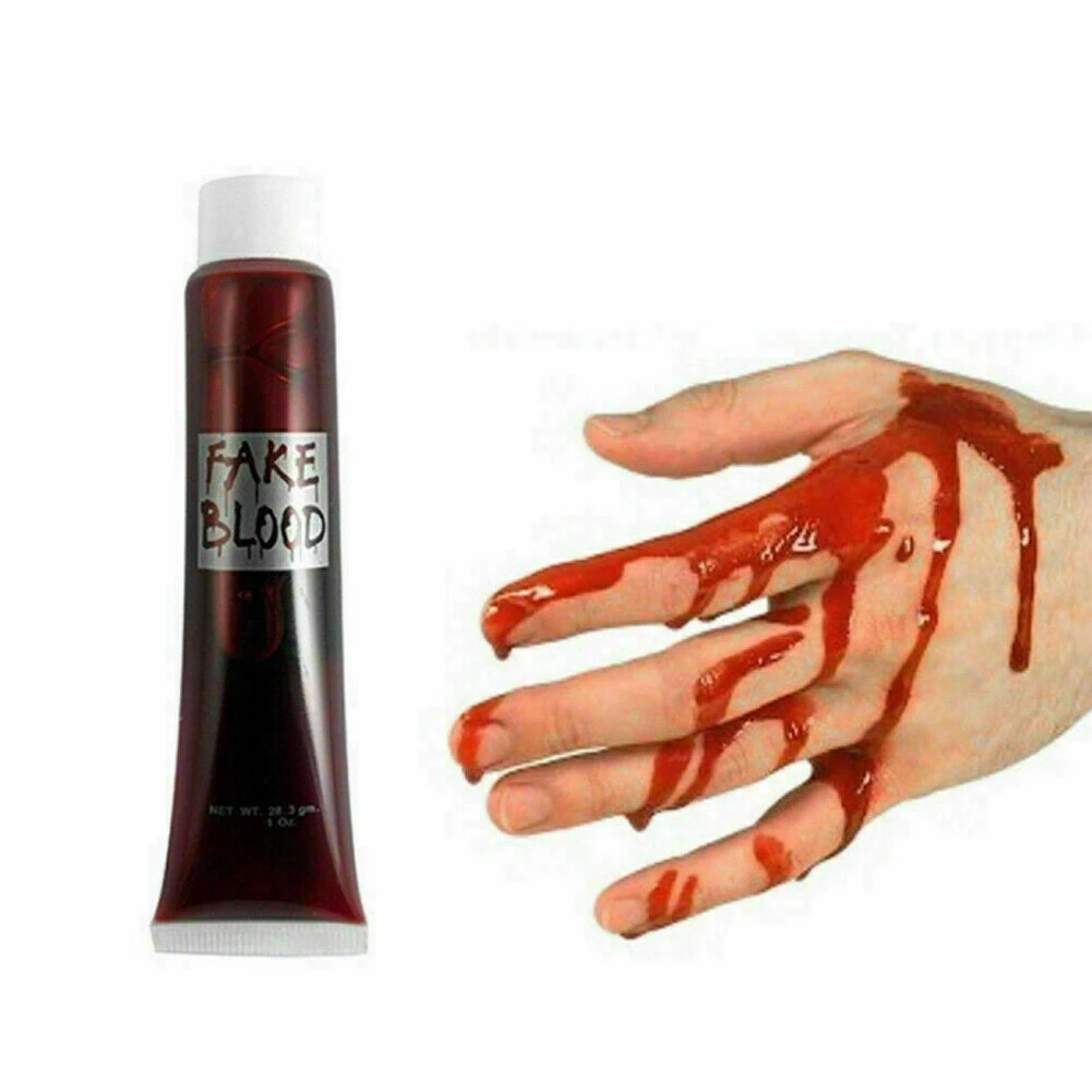 Unbranded Fake Blood Vampire Zombie Wounds Halloween Party Horror Make Up Cosmetics Dress 1 Unbranded Fake Blood Vampire Zombie Wounds Halloween Party Horror Make Up Cosmetics Dress