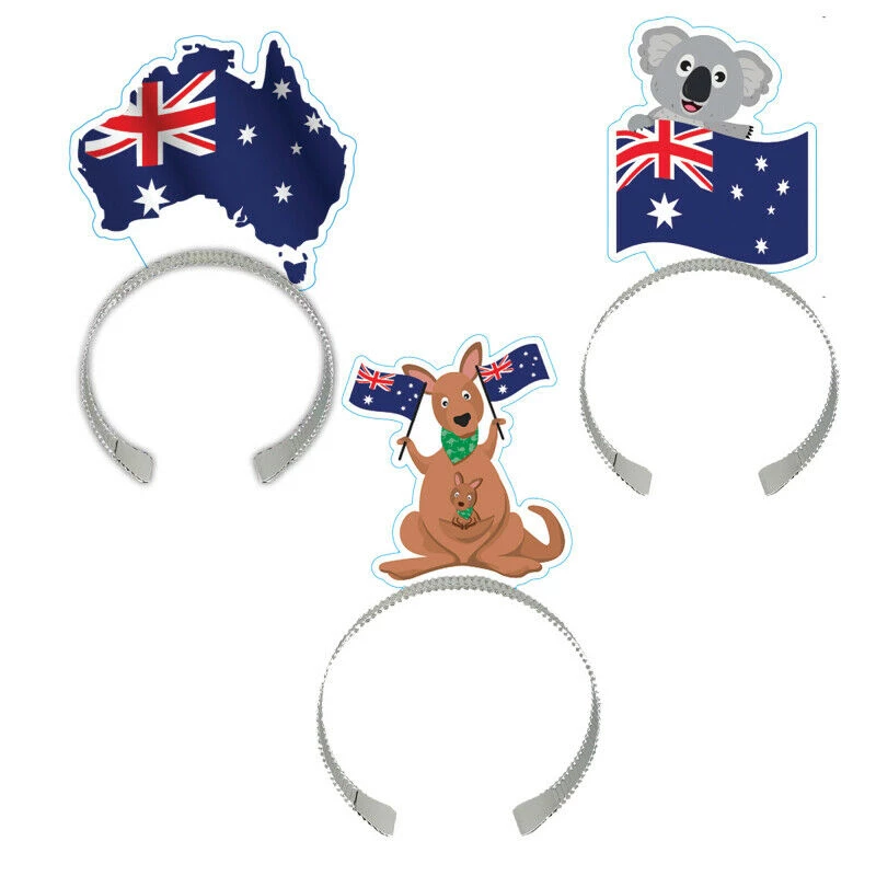 Balloon Agencies Costume Accessories Australia Day Flag Headband Costume Accessory 1 Balloon Agencies Costume Accessories Australia Day Flag Headband Costume Accessory