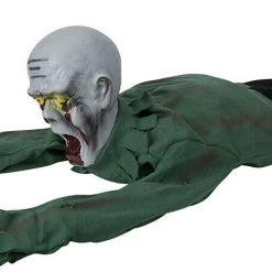 Kmart Halloween Props/Decoration Animated 100cm Light Up Moving Crawling Bleeding Zombie Halloween Decoration