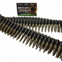 Smiffys Costume Accessories BULLET BELT Bandolier Commando Army Soldier Mexican Bandit Costume Accessory