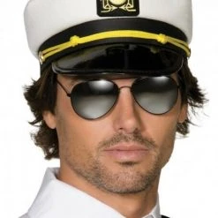 Tomfoolery Costume Accessories Admiral Sea Sailor Captain Hat Skipper Costume Cap Navy Or White 11 Tomfoolery Costume Accessories Admiral Sea Sailor Captain Hat Skipper Costume Cap Navy Or White