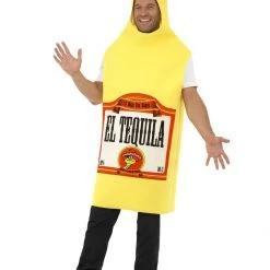 Smiffys Costumes Tequila Bottle Mexican Costume Mens Stag Night Bucks Night Mexico Adult