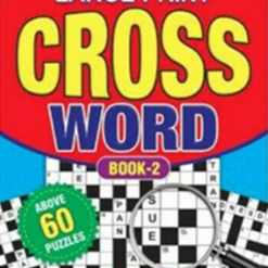Aussie Toys Home & Garden A4 Large Print Crossword Puzzle Books Over 60 Puzzles To Solves Fun Games
