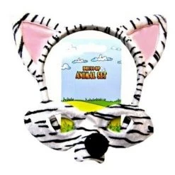 Sweidas Costume Accessories Farm Animal Headband & Mask Costume Set Sheep Panda Owl Fox Frog Cat Horse Zebra