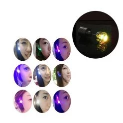 AliExpress LED Light Up Colourful Rhinestone Stud Ladies Earrings
