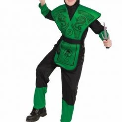 Tomfoolery Ninja Black Green Book Week Halloween Party Boys Costume Costumes 5 Tomfoolery Ninja Black Green Book Week Halloween Party Boys Costume Costumes