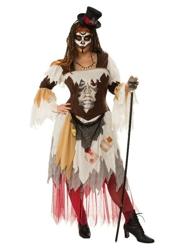 Rubie's Conjure Voodoo Day Of The Dead Plus Size Ladies Halloween Costume 1 Rubie's Conjure Voodoo Day Of The Dead Plus Size Ladies Halloween Costume