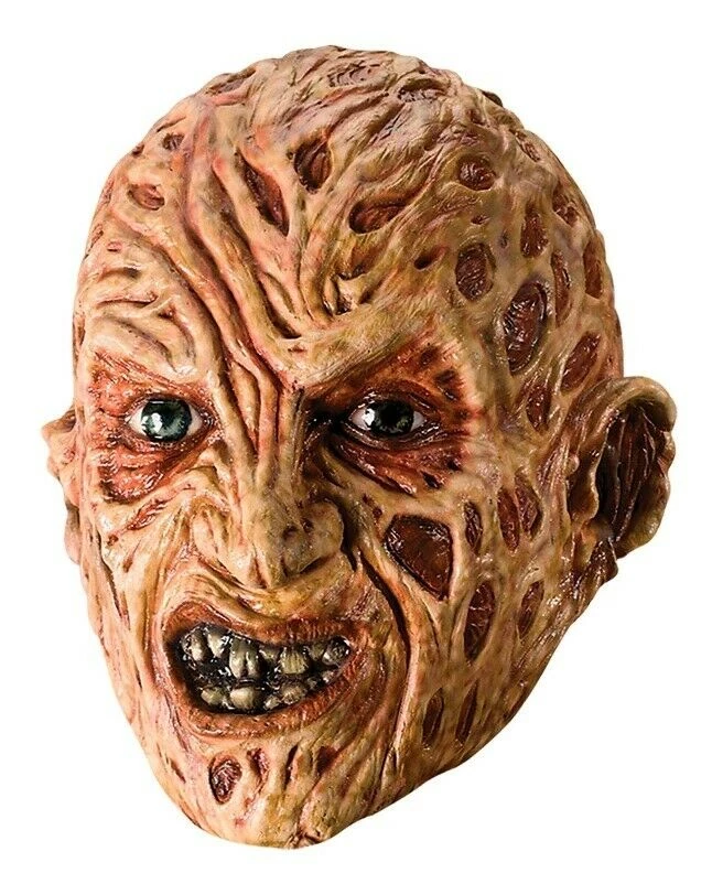 Rubie's Freddy Kreuger A Nightmare On Elm Street 3/4 Mens Halloween Costume Mask 1 Rubie's Freddy Kreuger A Nightmare On Elm Street 3/4 Mens Halloween Costume Mask