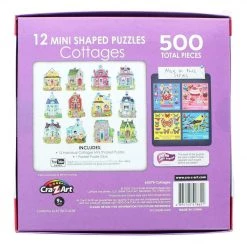 Kmart 12 Mini Shaped Houses Cottages 500 Pieces Jigsaw Puzzles 5 Kmart 12 Mini Shaped Houses Cottages 500 Pieces Jigsaw Puzzles