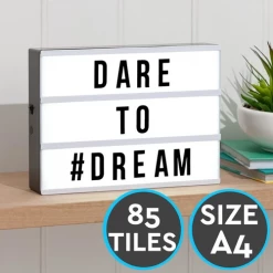 Kmart Pack Of 85 Light Box Letters For A4 Light Up Cinematic Box Display Plaque