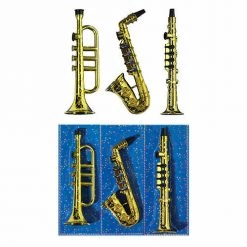 Kazoo Gold Saxophone Clarinet Trumpet Musical Instruments Band Costume Toy Accesory