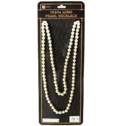 JD Party Flappers 20s Gatsby Pearl Necklace Jewellery1920s Ladies Costume Accessory