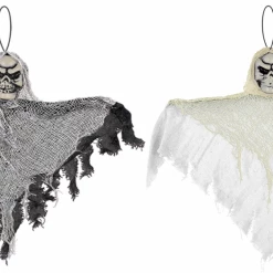 Balloon Agencies Halloween Props/Decoration Small Hanging Black White Grim Reaper Fabric And Plastic Halloween Decoration